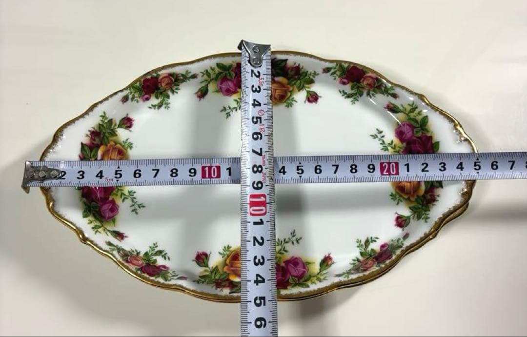 ビンテージ❤︎ロイヤルアルバート❤︎オールドカントリーローズ❤︎薔薇柄❤︎楕円形皿❤︎2枚