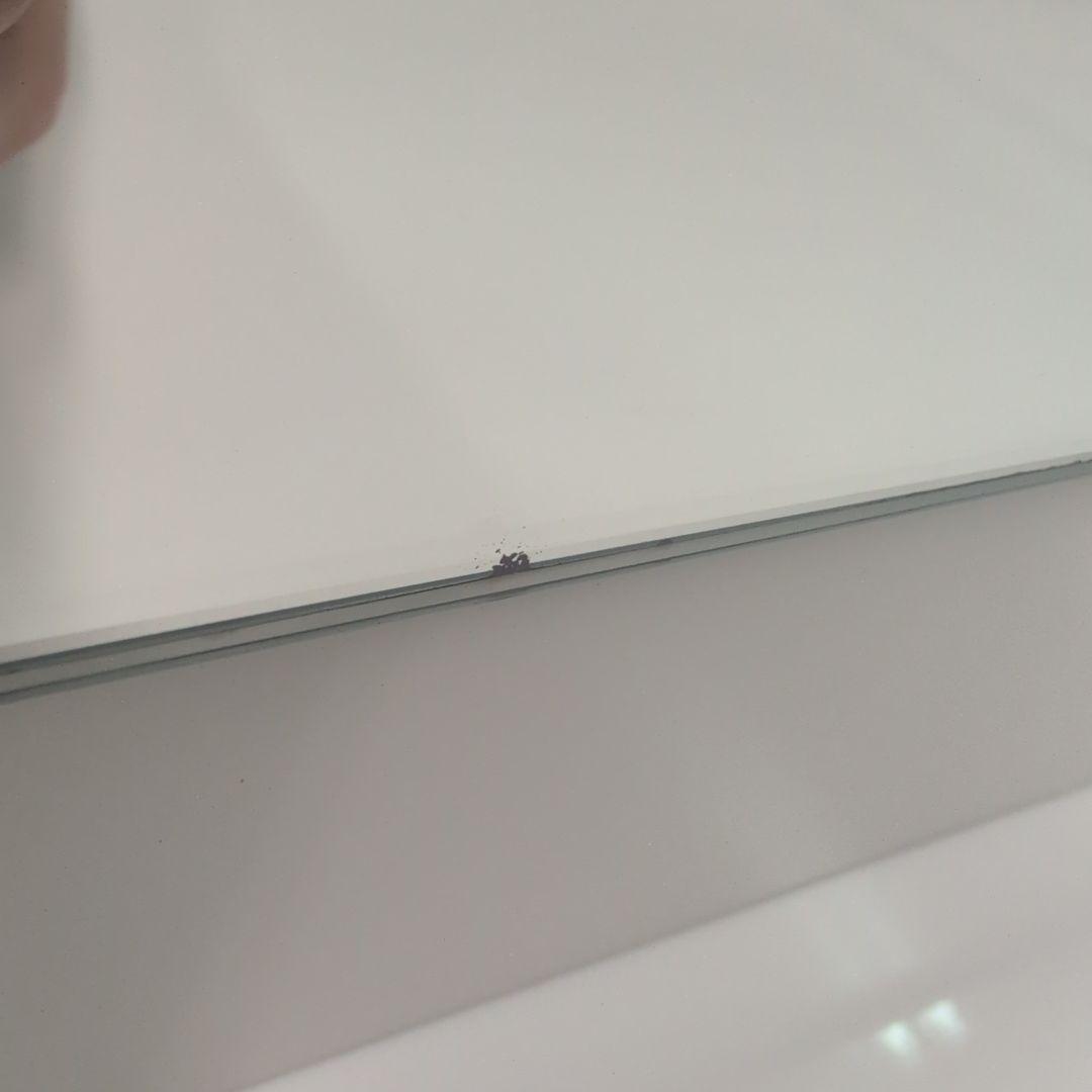 ディノス dinos ホワイトドレッサー LEDミラー付き