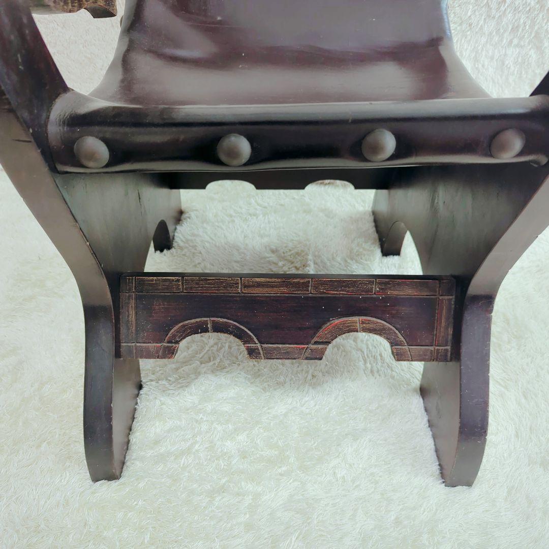 Valencia (バレンシア) ウッドアンティークチェア ブラウン