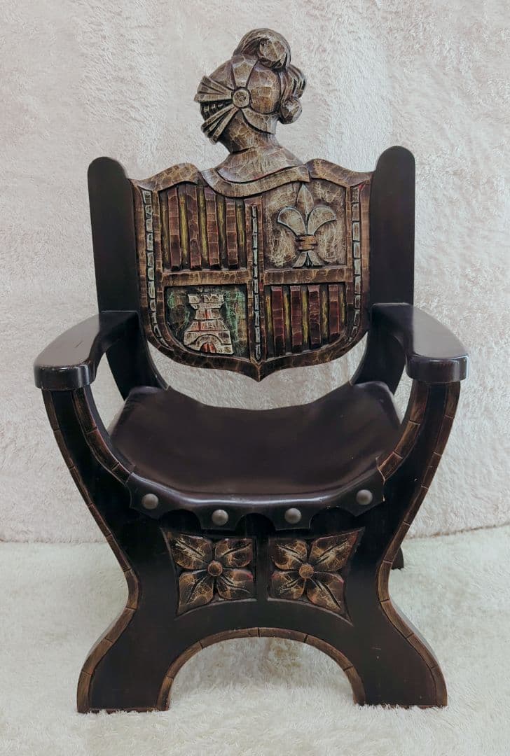 Valencia (バレンシア) ウッドアンティークチェア ブラウン