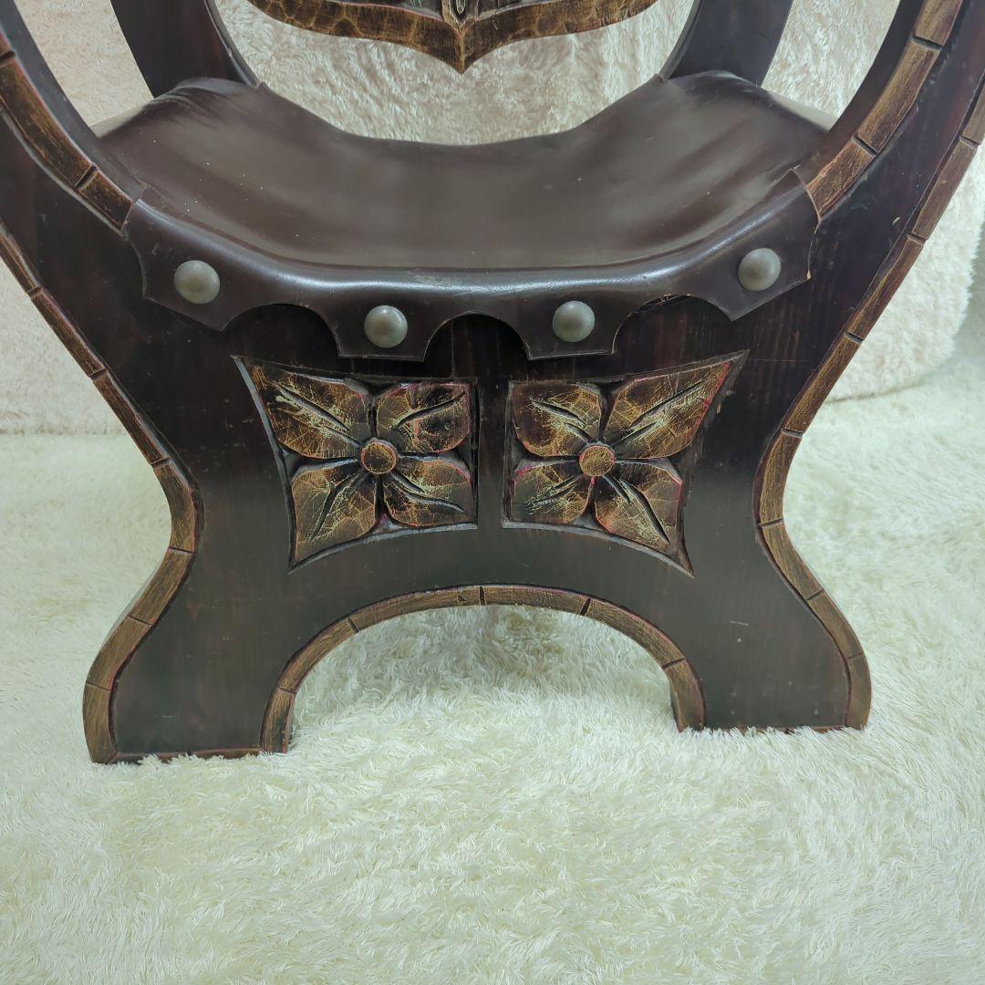 Valencia (バレンシア) ウッドアンティークチェア ブラウン