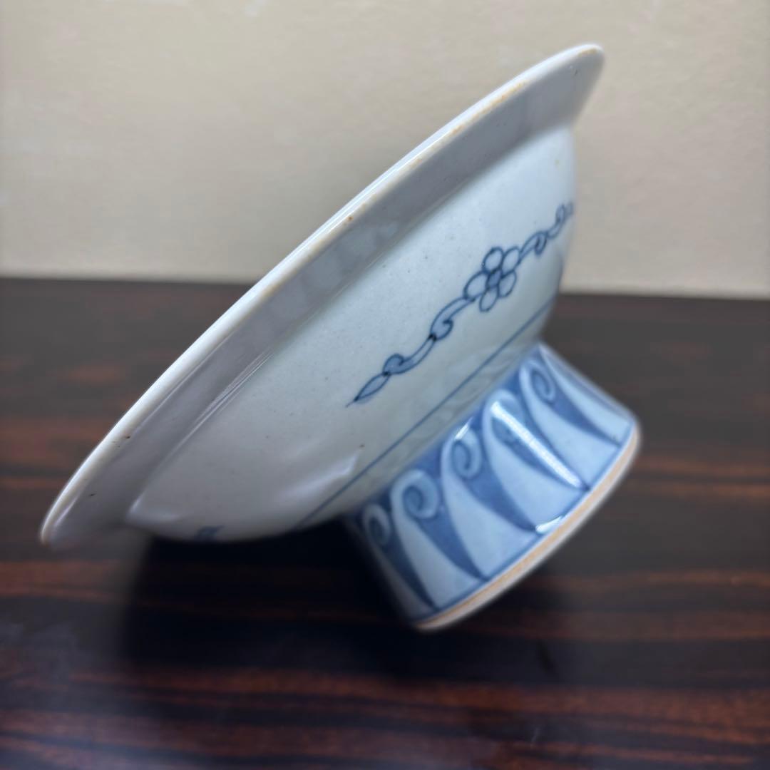 佐藤走波　染錦花文　高台皿　1客