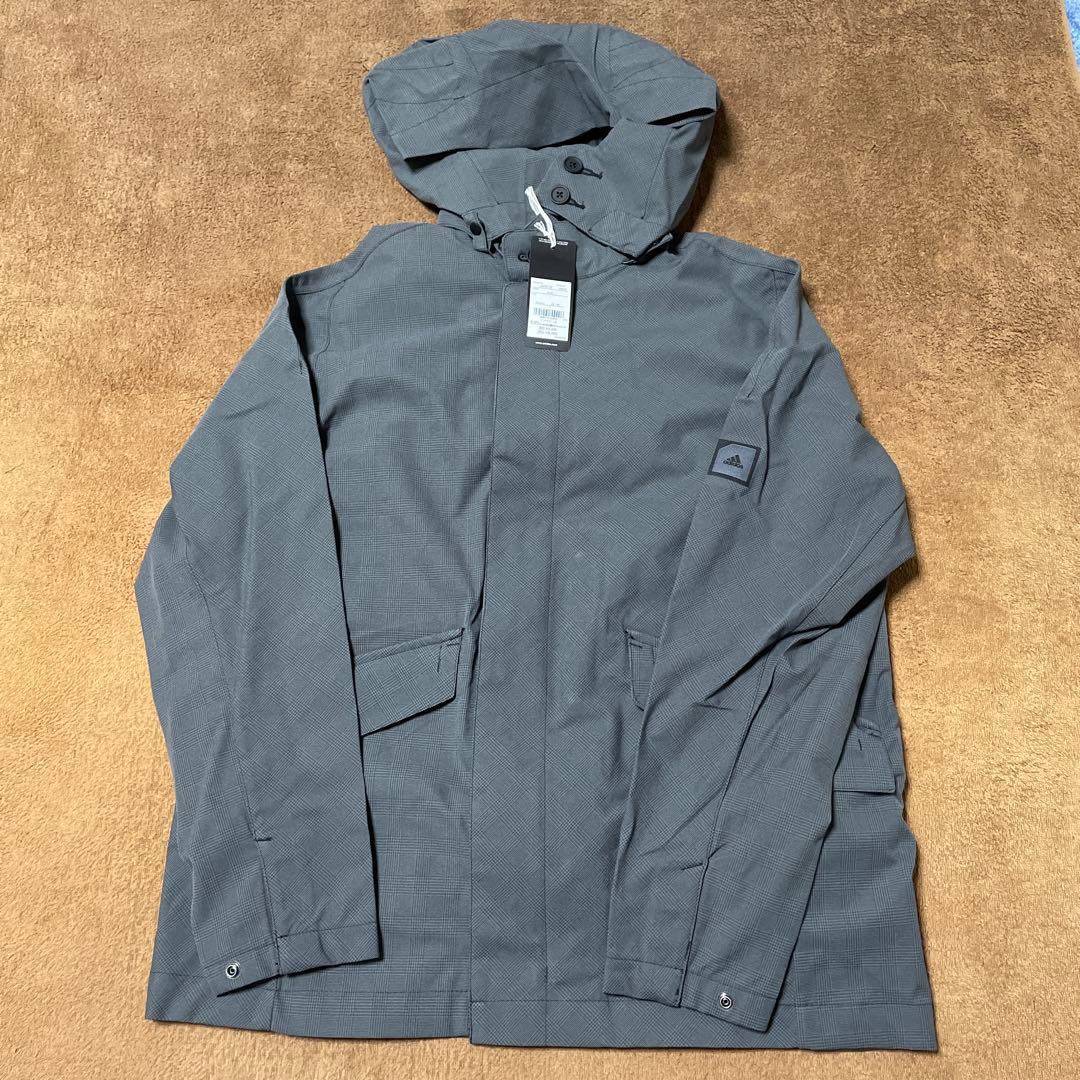 adidasゴルフ　デタッチャブル長袖フルジップハーフコート