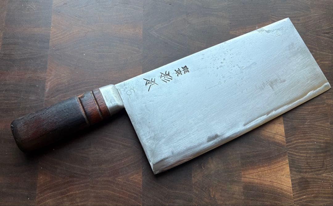 東京　杉本　中華包丁　6号　220mm 包丁　本職　研ぎ済　白鋼