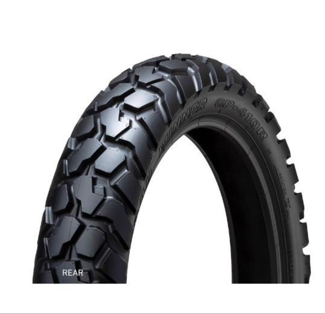 GP-410 120/80-18 62P TL リア用 IRC（アイアールシー）