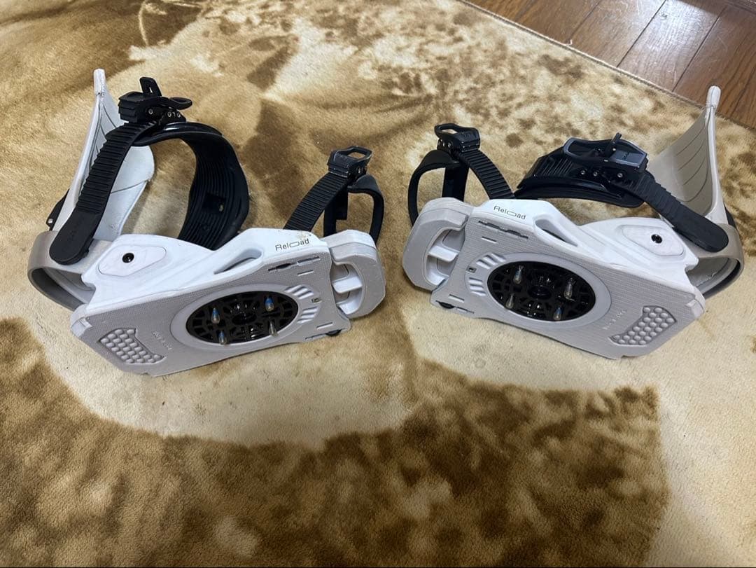 DRAKE スノーボード ビンディング ホワイト/ブラック