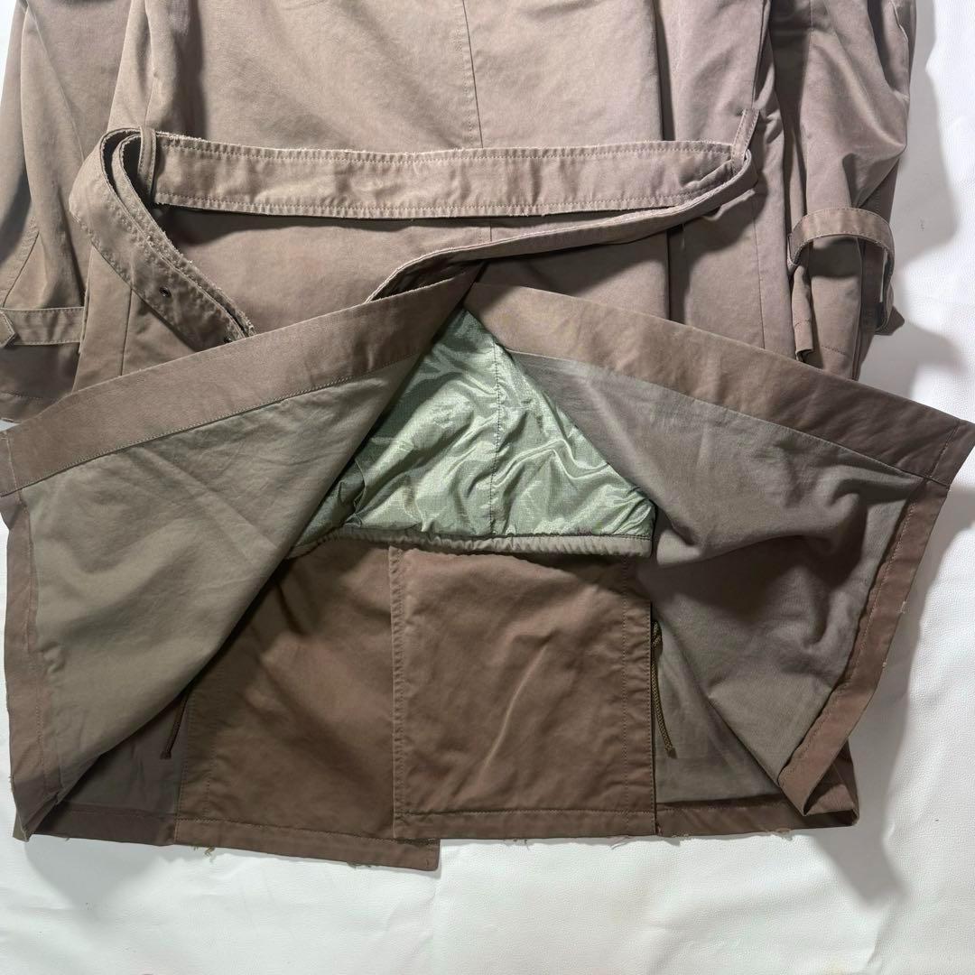 wjk ダブルジェイケイ ボア トレンチ ライナー付き Lサイズ ブラウン