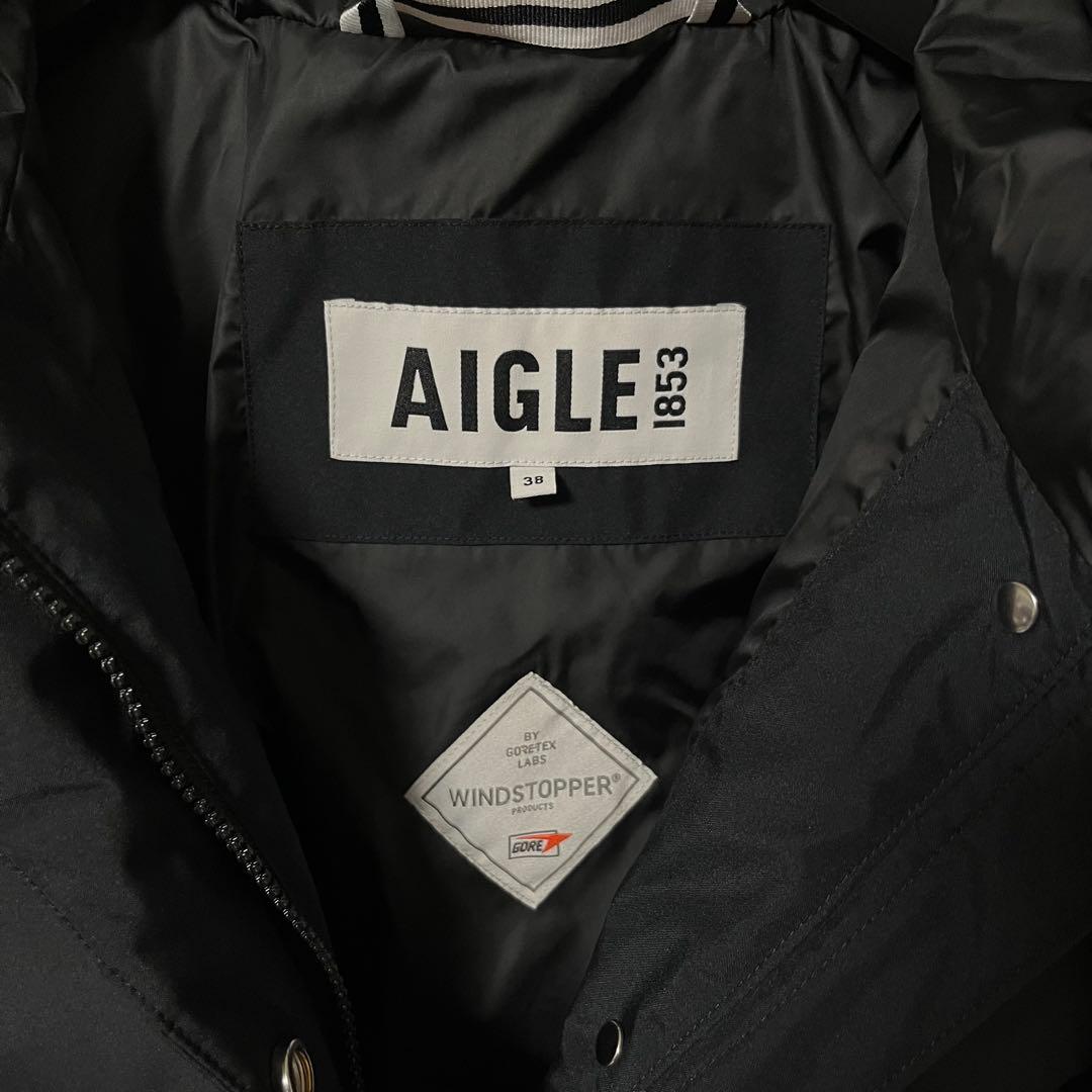 AIGLE ゴアテックスウィンドストッパー ダウンジャケット