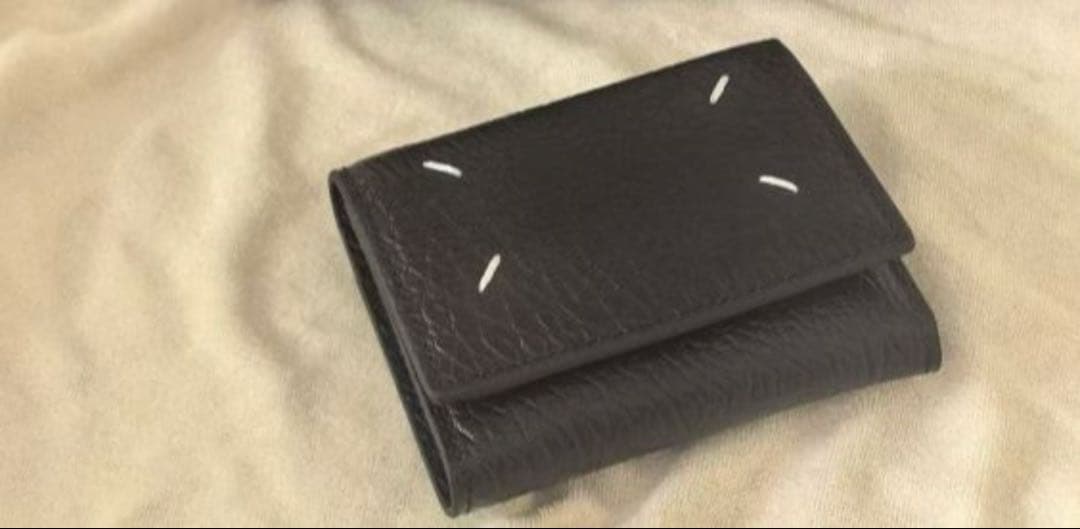 Maison Margiela 三つ折り財布 黒ブラック