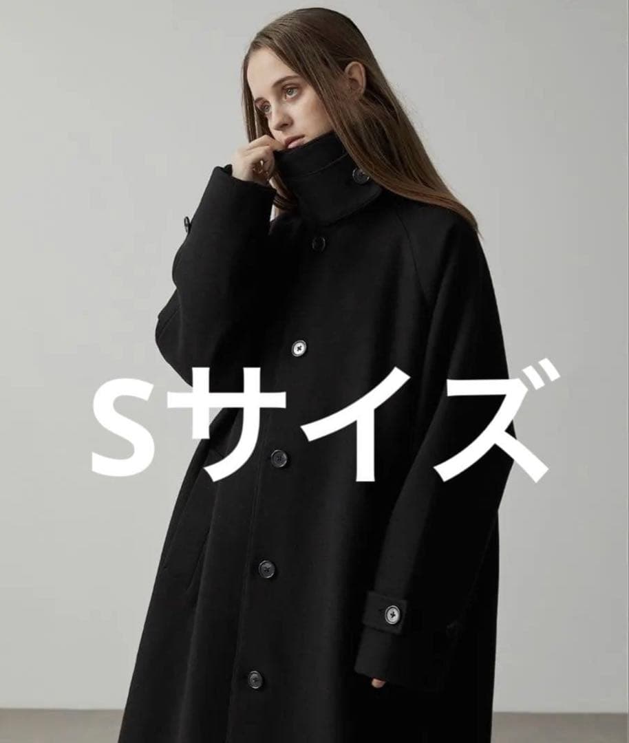 【CLEL】/テックメルトン ルーズステンカラーコート