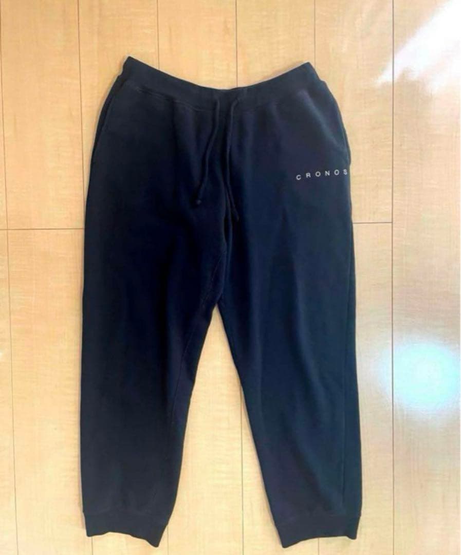 美品　CRONOS クロノス　ロゴスウェットパンツ