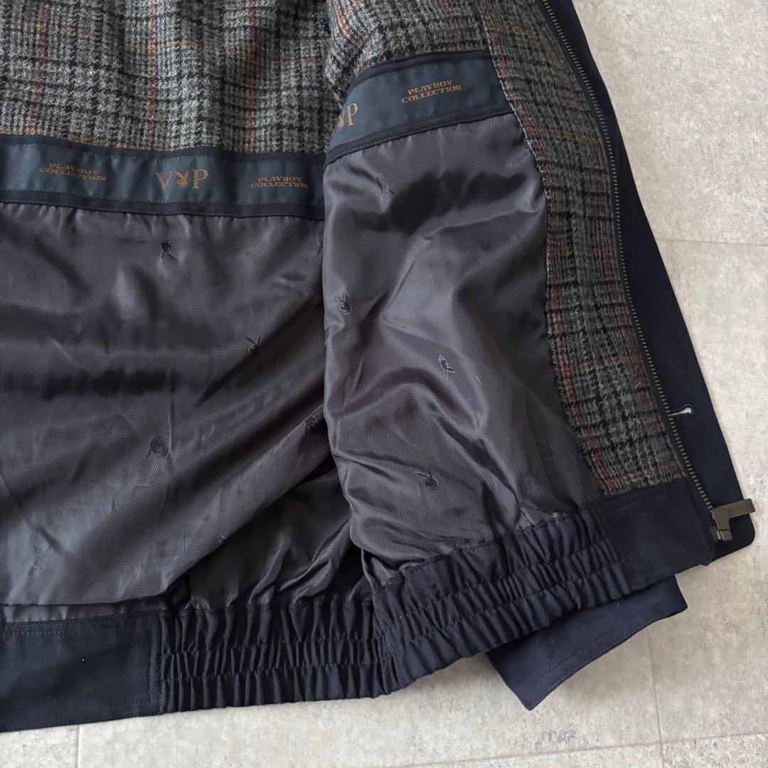 vintage 裏地総柄 短丈ブルゾン シティボーイ ノームコア アメカジ