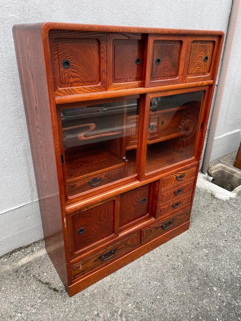 ★状態〇★ 昭和 レトロ 家具 茶箪笥 古家具 たんす タンス アンティーク