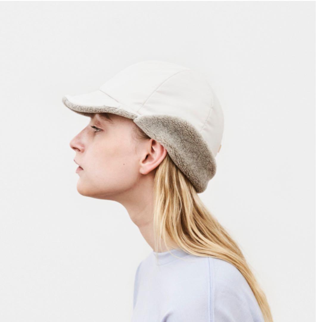 マチュアーハ_ eco padded cap White