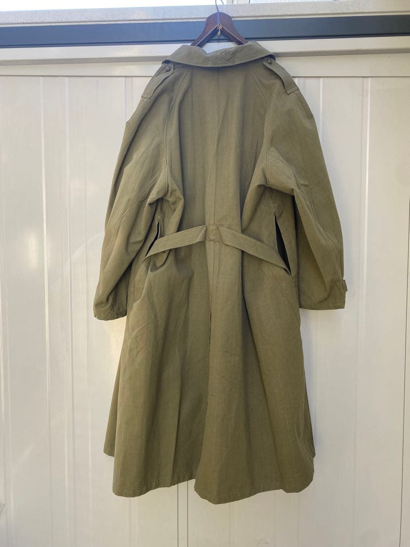 【今月末までの出品】デッドストック フランス軍 モーターサイクル コート