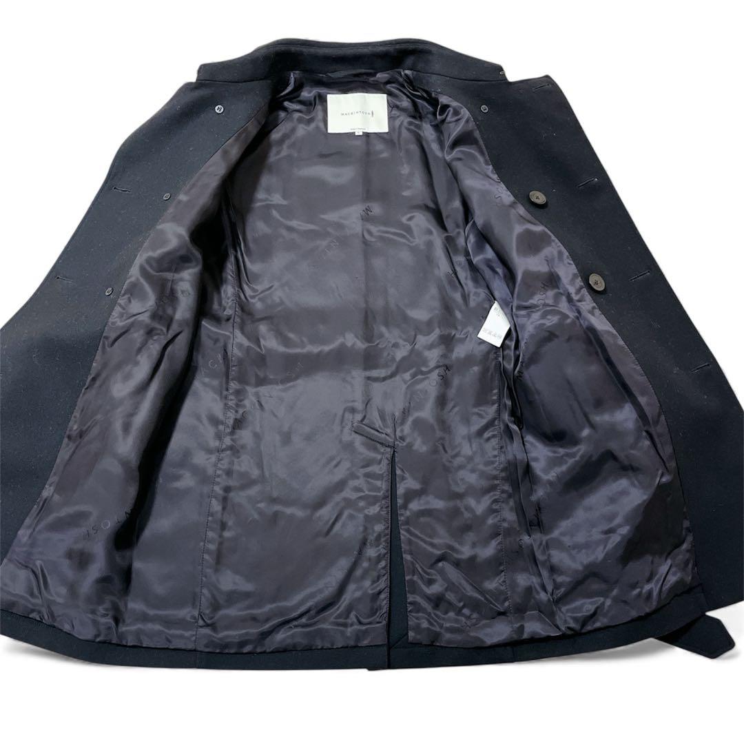 ☆美品☆ マッキントッシュ トレンチコート ブラック 36 ダブル ウール