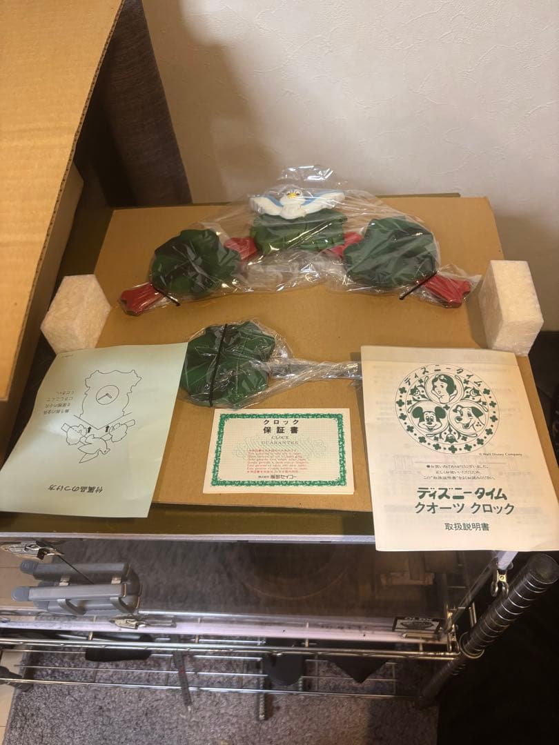希少 未使用 90s SEIKO セイコー ディズニータイム 掛け時計