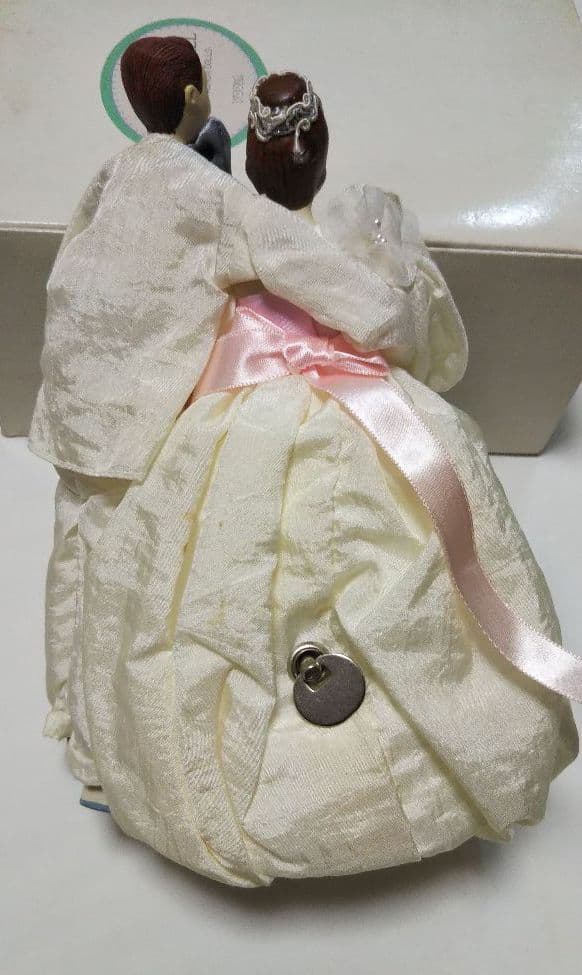 レトロな ダンシング オルゴール人形