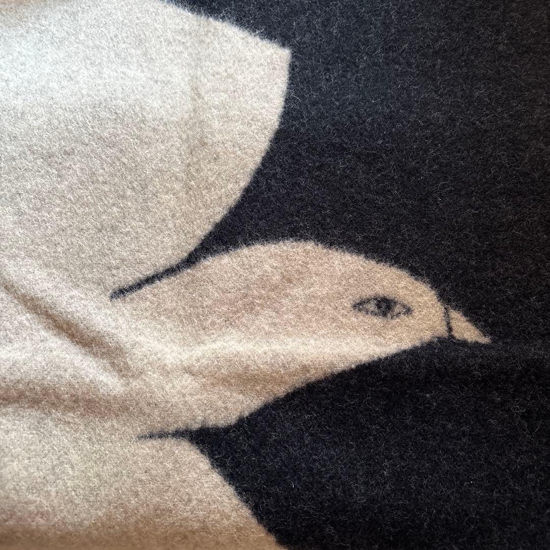 クリッパン✖️ミナペルホネン　ブランケット　鳥デザイン