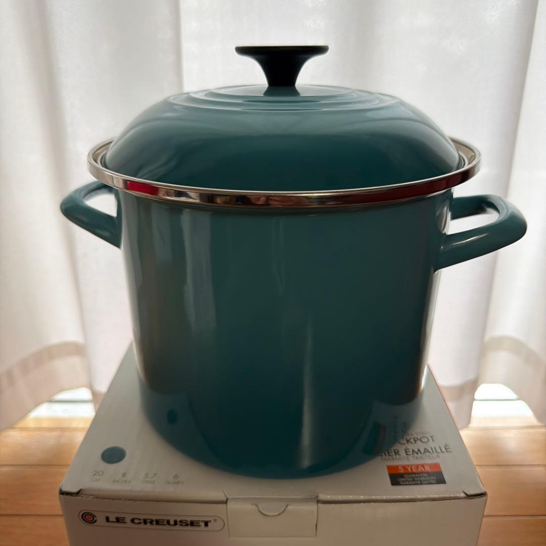 美品❣️ル・クルーゼ ストックポット 20㎝