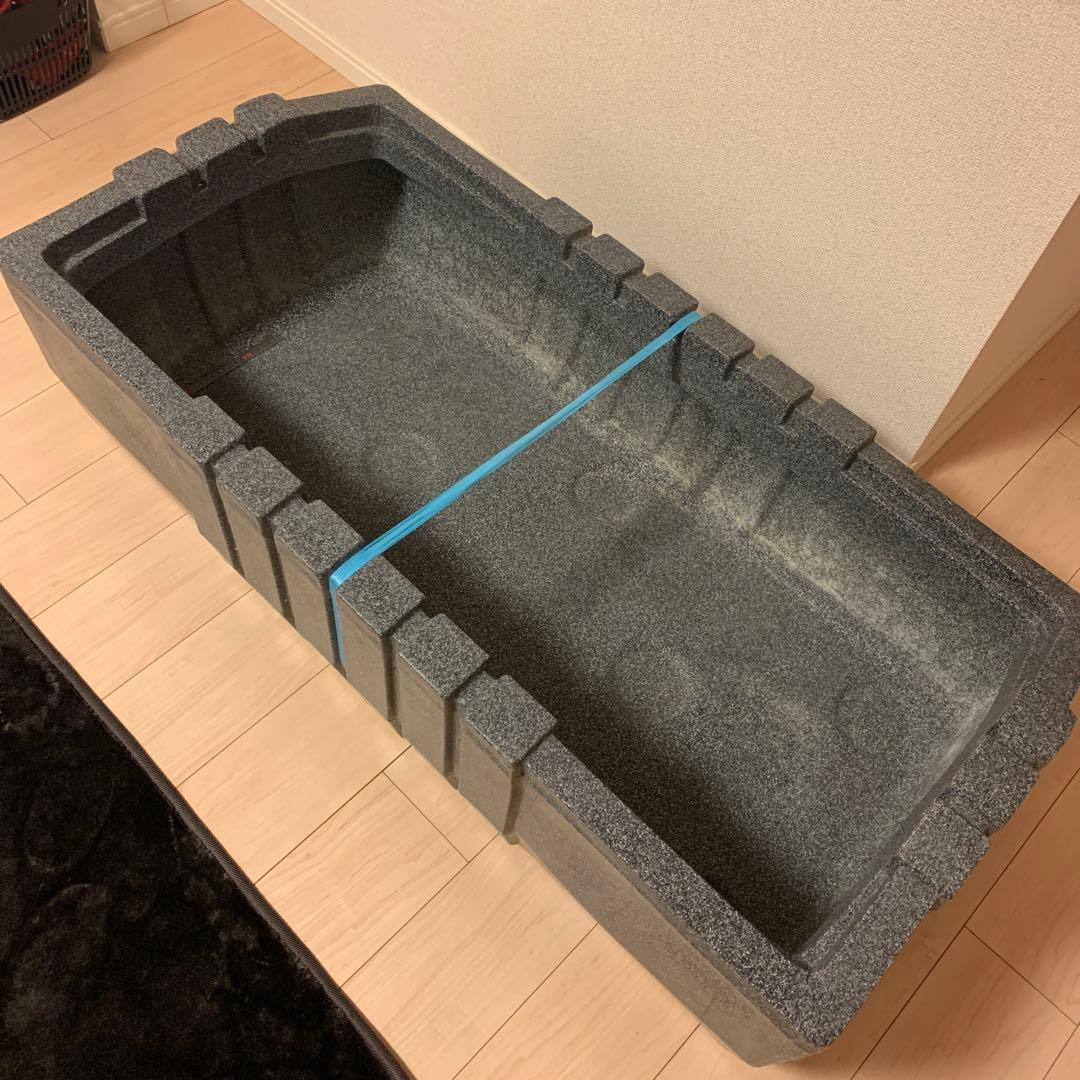 プラ池　人工池　水槽 グレー