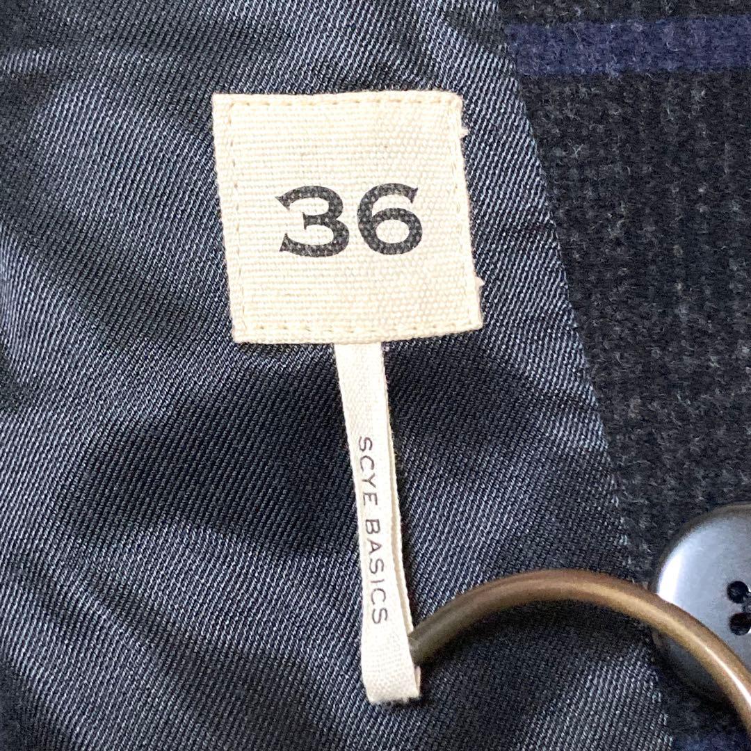 ★美品★【SCYE BASICS】モーターサイクルコート トレンチコート