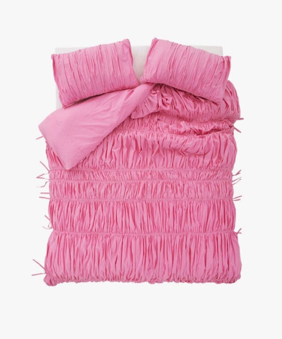 GATA 布団カバー　セミダブル　枕カバー2個セット　ピンク