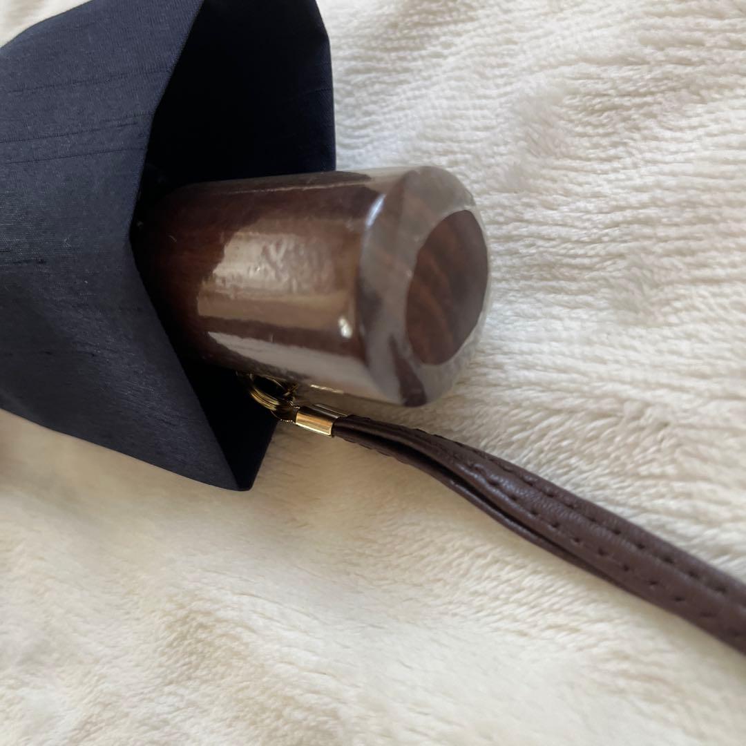 前原光榮商店 晴雨兼用日傘折りたたみ傘 シャンタン UVカット 紺 男女可