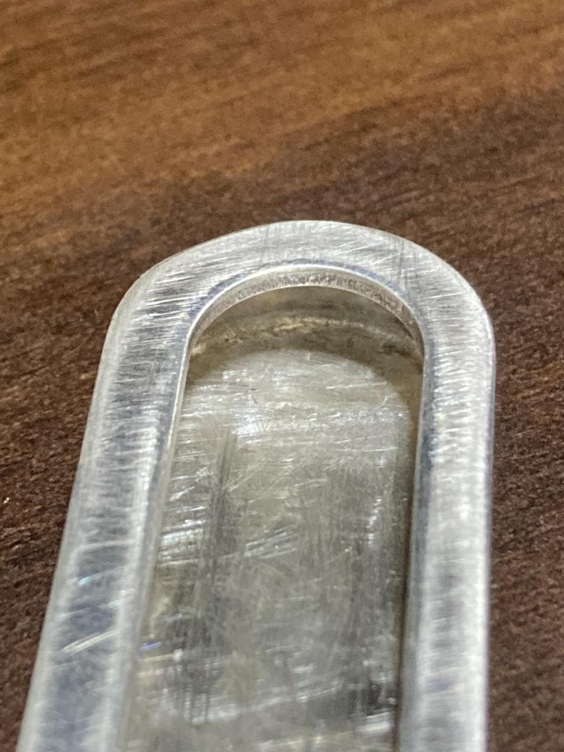 グッチ Gロゴ オープン マネークリップ シルバー 925