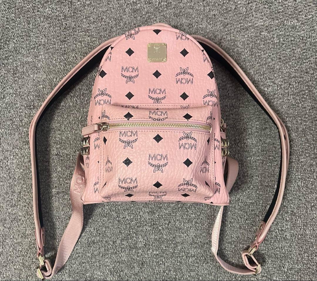 MCM ソフトピンク ミニ リュック