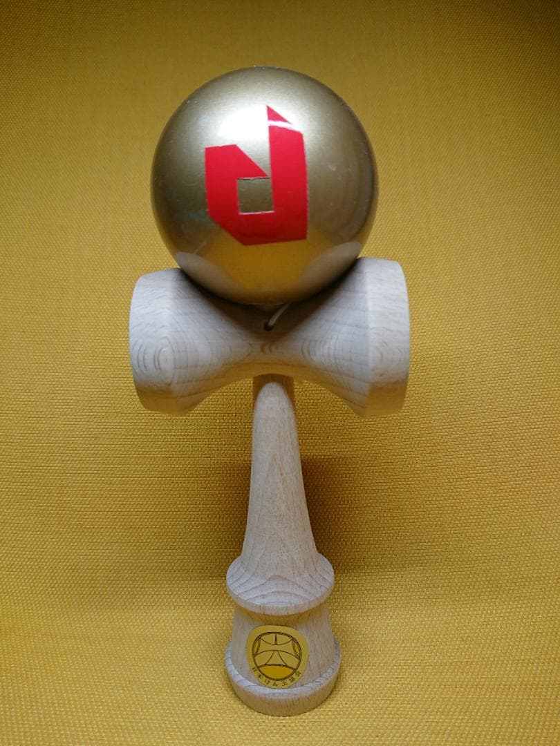 【美品】けん玉　日本けん玉協会認定　置物　インテリア　工芸品　美術品　A1008