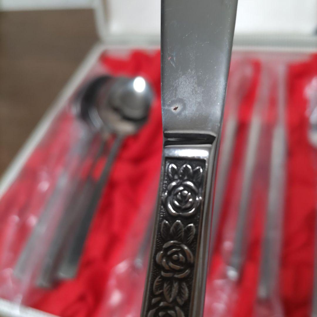 スウェーデン　ROSTFRITT STAL　カトラリーセット