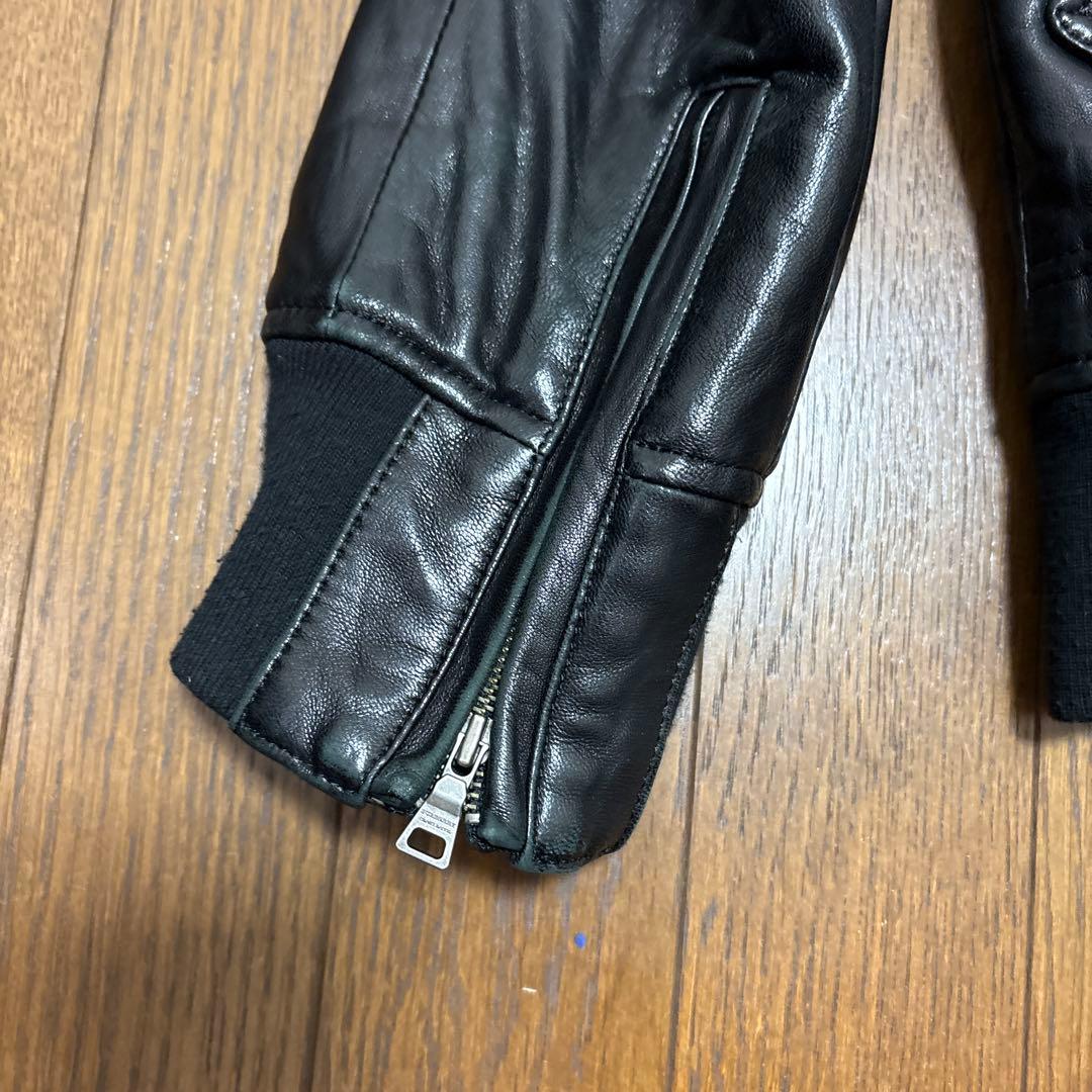 コ*！様 BURBERRY BLACK LABEL シングルライダースジャケット