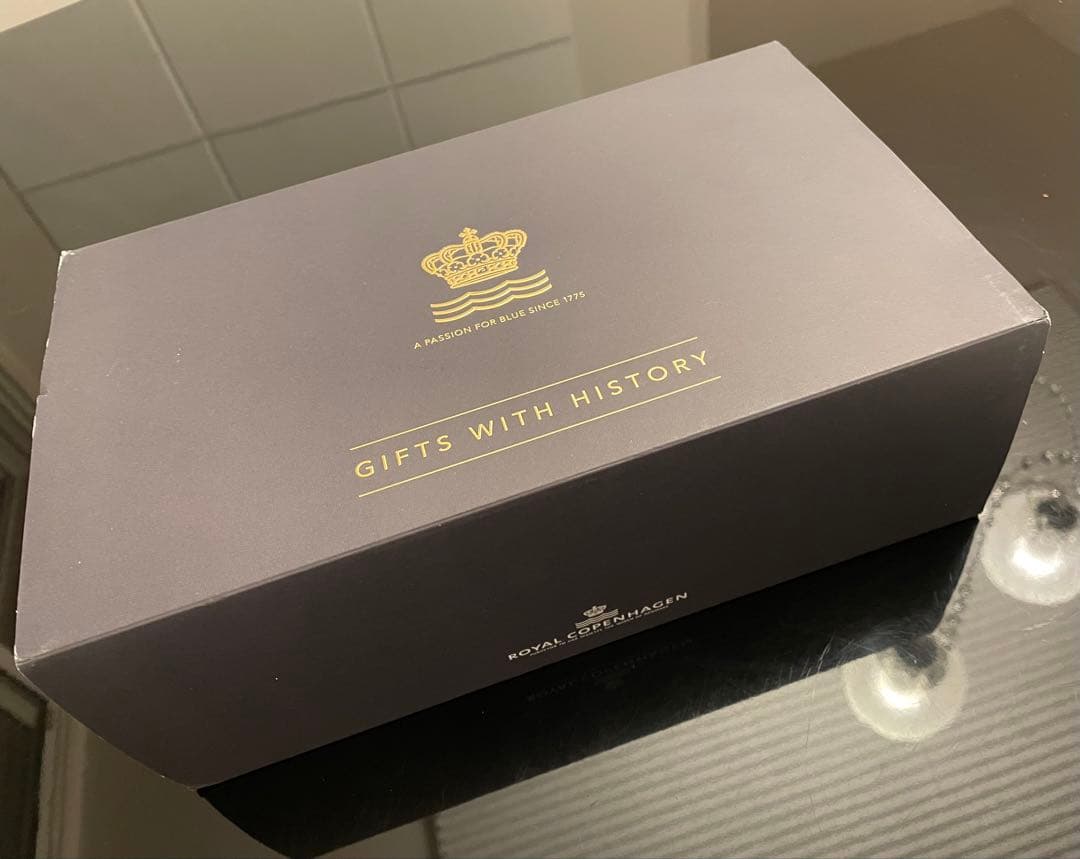 【新品】ロイヤルコペンハーゲン ヒストリーミックス オーバル ブルーフルーテッド