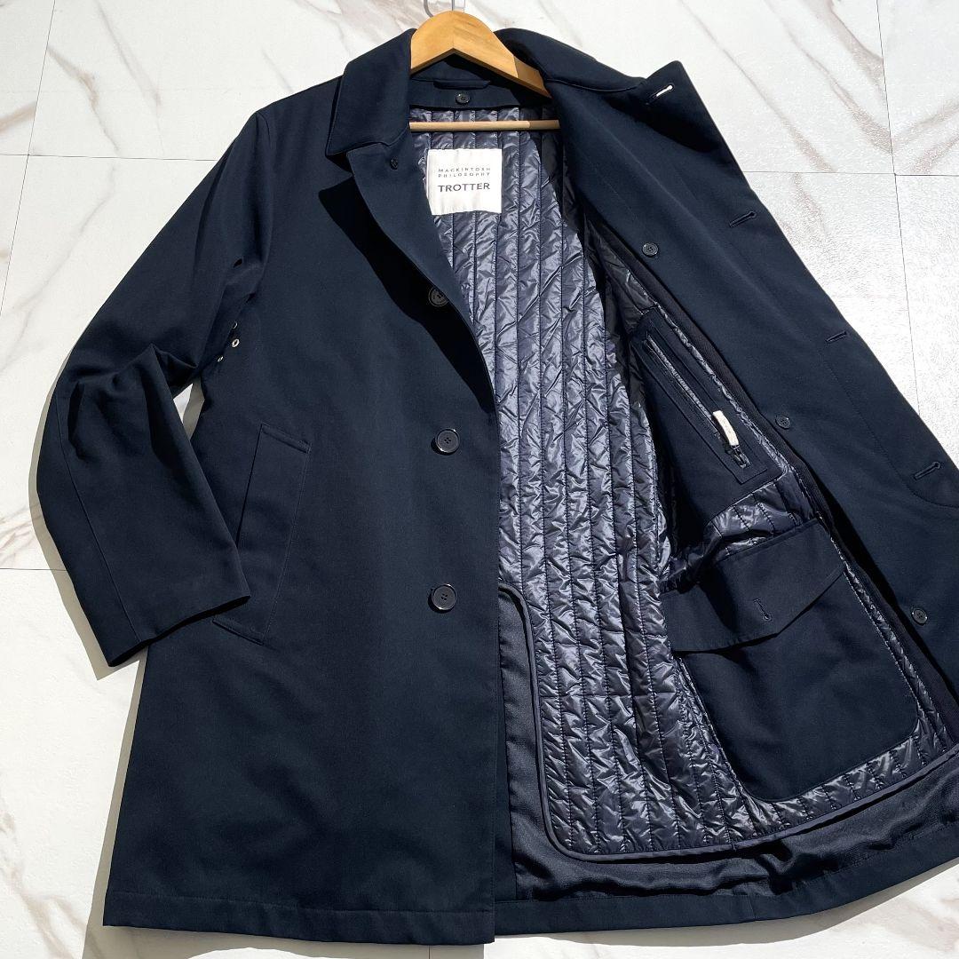 マッキントッシュフィロソフィー ステンカラーコート 中綿キルティング ライナー