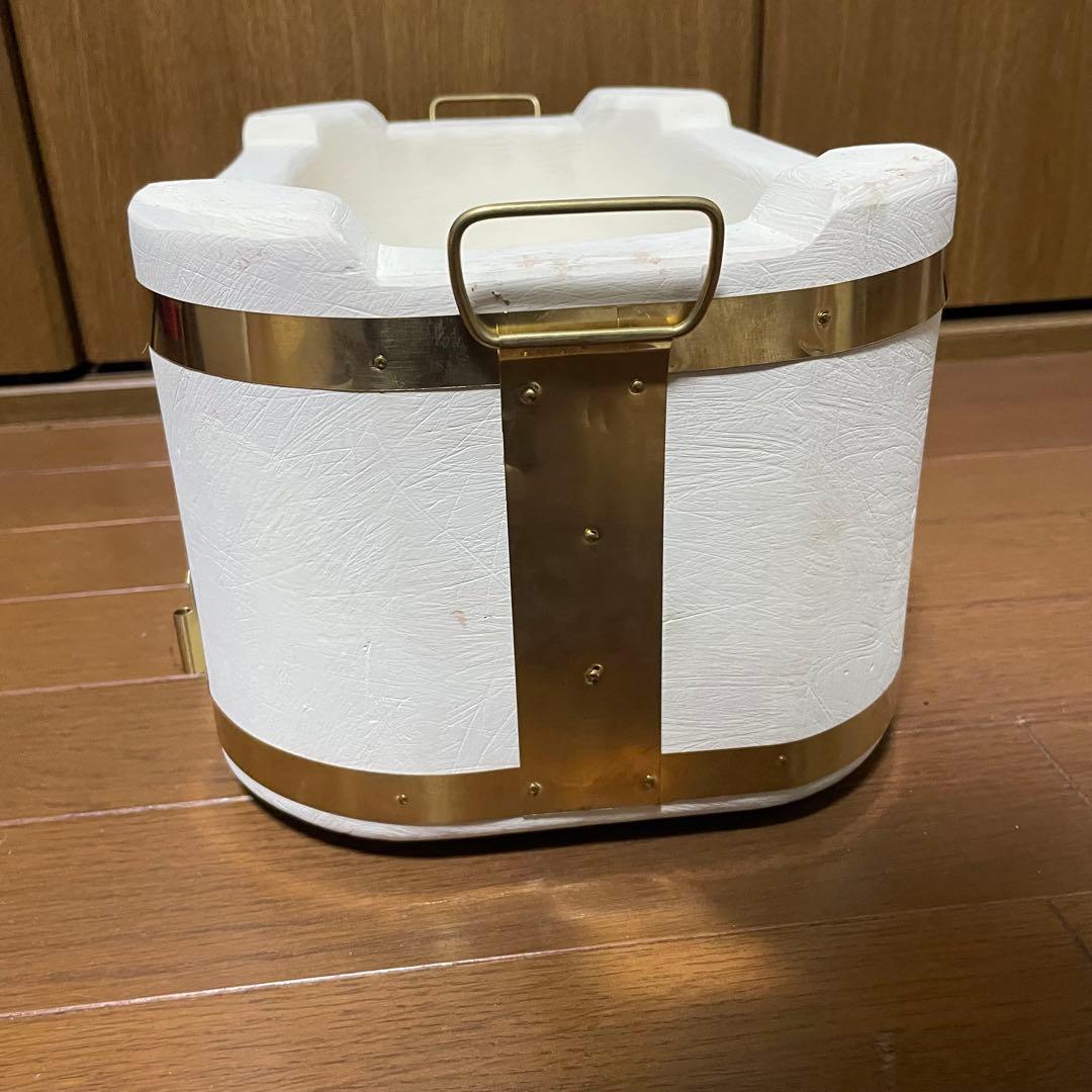 【未使用】丸和工業 能登天然岩 切り出しコンロ 小判七輪 珪藻土 真鍮巻