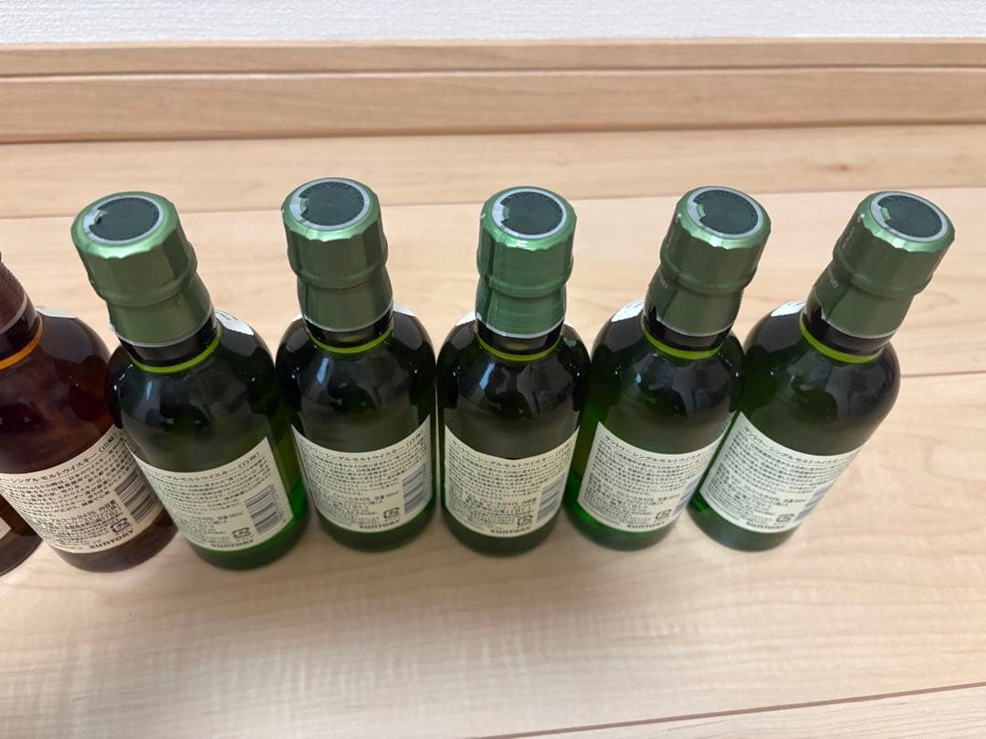 山崎180ml 6本　白州180ml 5本