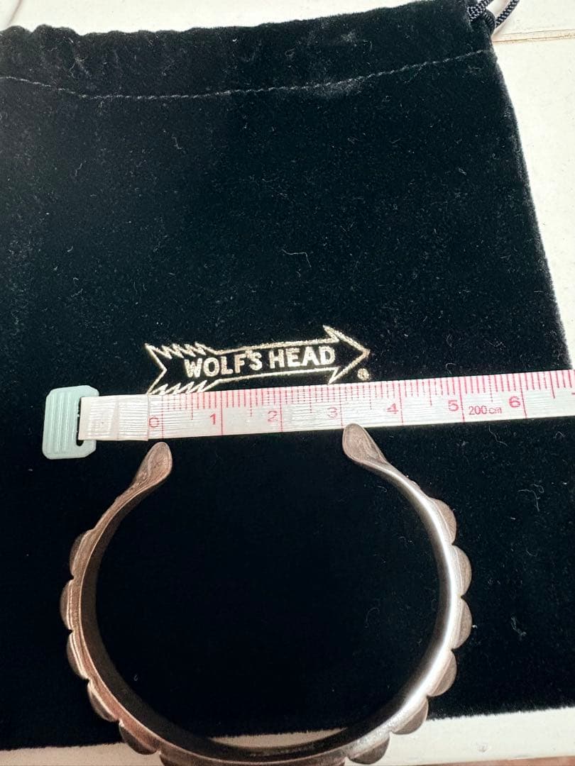 もりちゃんWOLF'S HEAD ウルフズヘッド　バングル　ブレスレット
