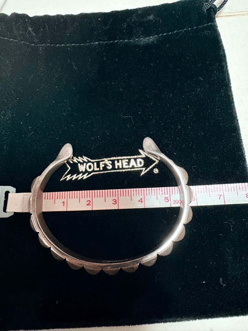 もりちゃんWOLF'S HEAD ウルフズヘッド　バングル　ブレスレット