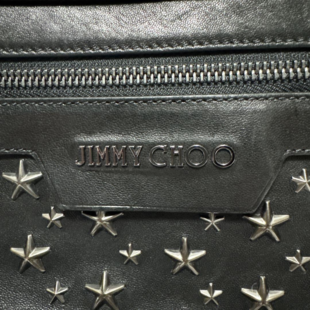 JIMMY CHOO ジミーチュウ スタースタッズ レザー ボディバッグ