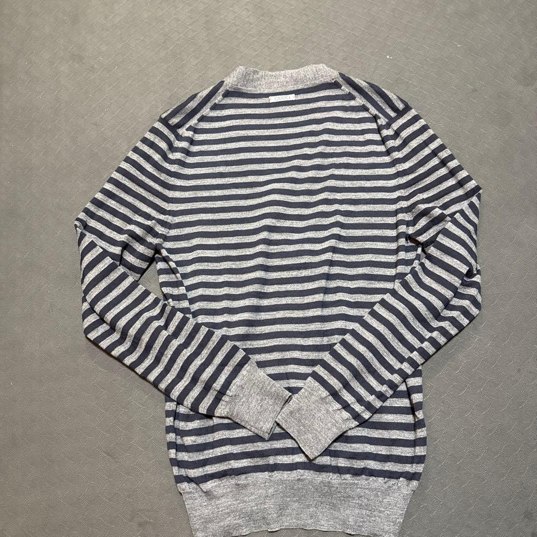 たかし　GUCCI ストライプ カーディガン