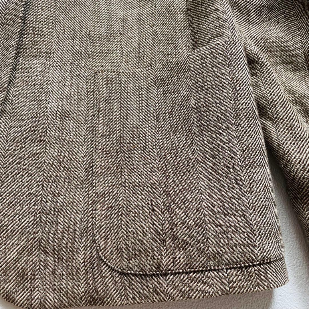 MAX MARA リネン パンツスーツ ヘリンボーン 洗濯可