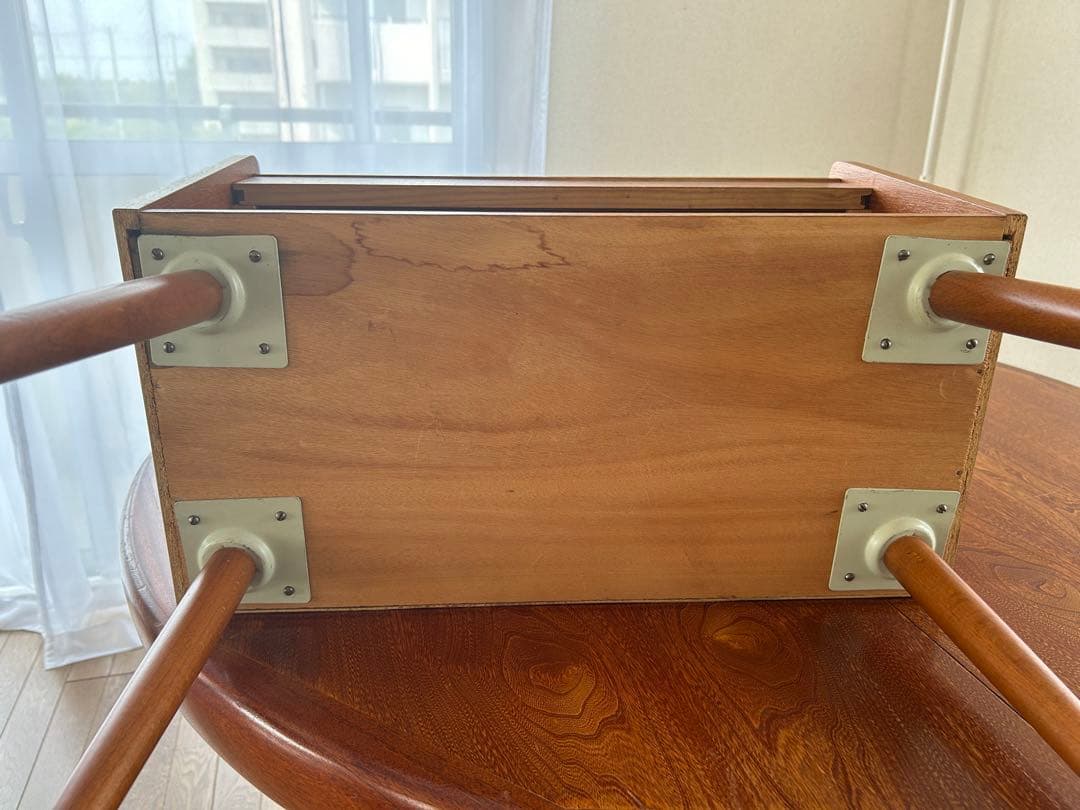 デンマーク北欧60年代ビンテージ キャビネット ソーイングテーブルワゴン