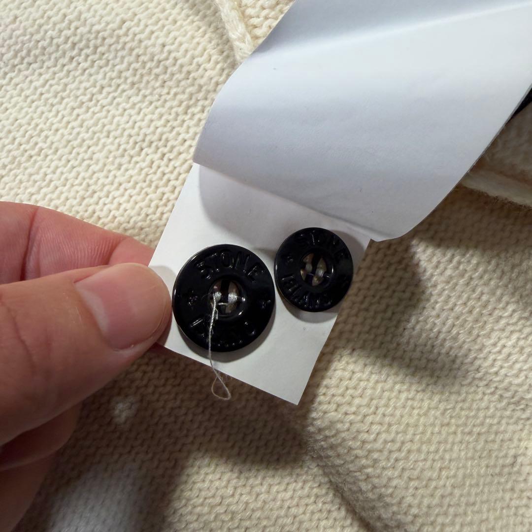 ストーンアイランド　カーディガン　ニット　アイボリー　 M 651550LA3