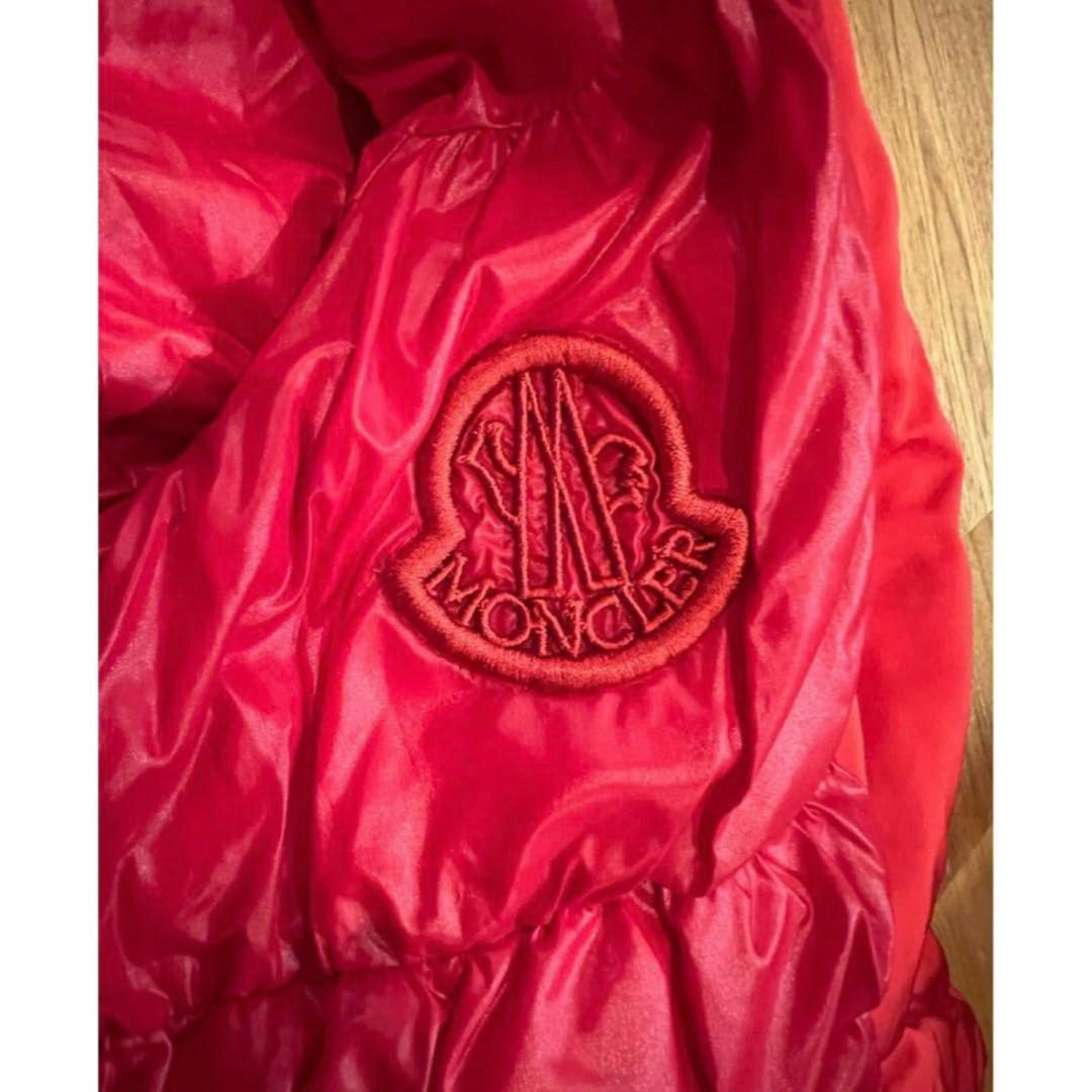 モンクレールガムルージュ　MONCLER ショートダウンコート　赤　サイズ　0