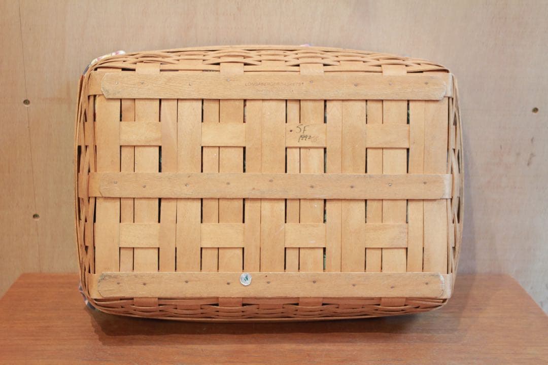 アメリカ　ヴィンテージ　ロンガバーガー LONGABERGER バスケット　什器