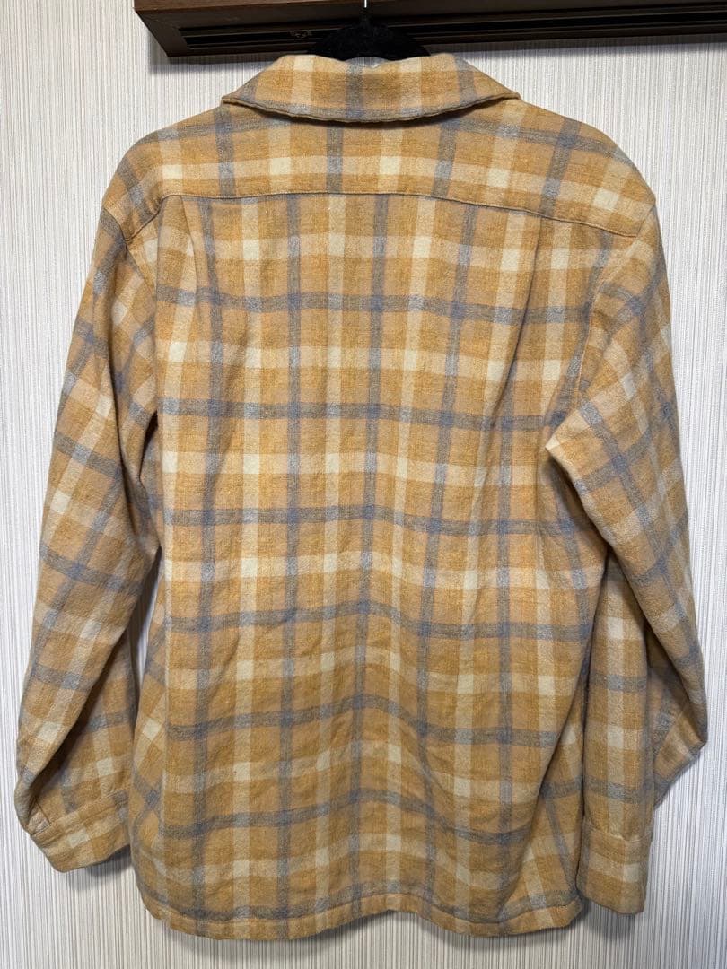 Pendleton ウール100%開襟シャツ usa 70s ヴィンテージ