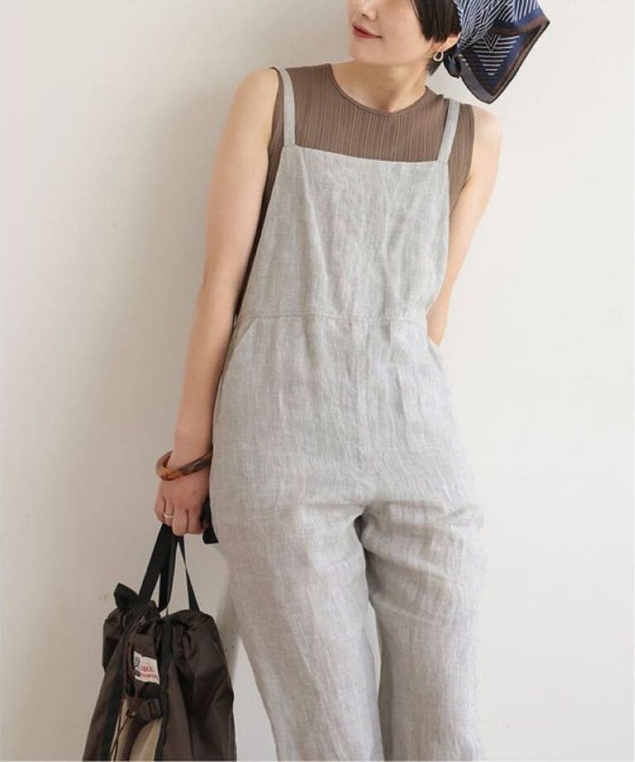 JOURNALSTANDARD relume No.14フレンチリネンサロペット