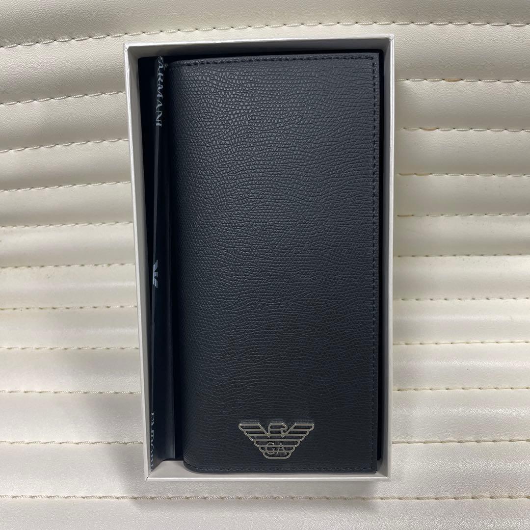 【新品】EMPORIO ARMANI 長財布（黒）