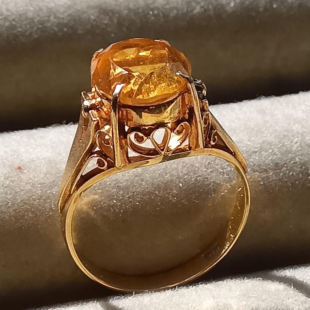 イエローストーン買取屋に聞くシリトン付のリングK１８　 重量合計３.１g